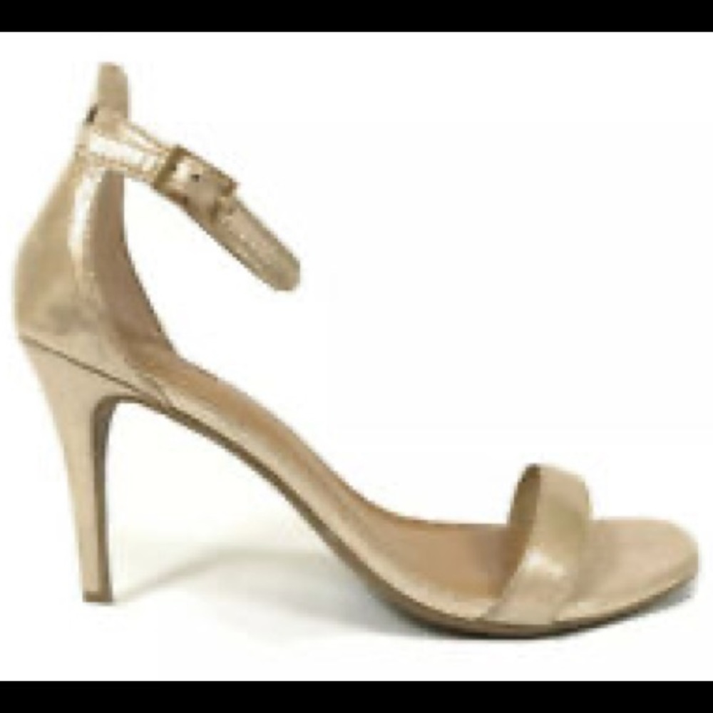 Material Girl BLAIRE 6.5M Dress Sandal Light Gold